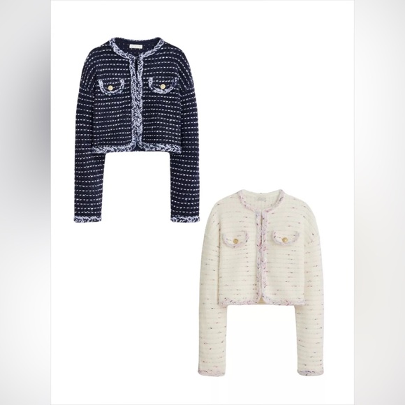 J. Crew Cropped Lady Jacket in Marled Yarn - Picture 2 of 16